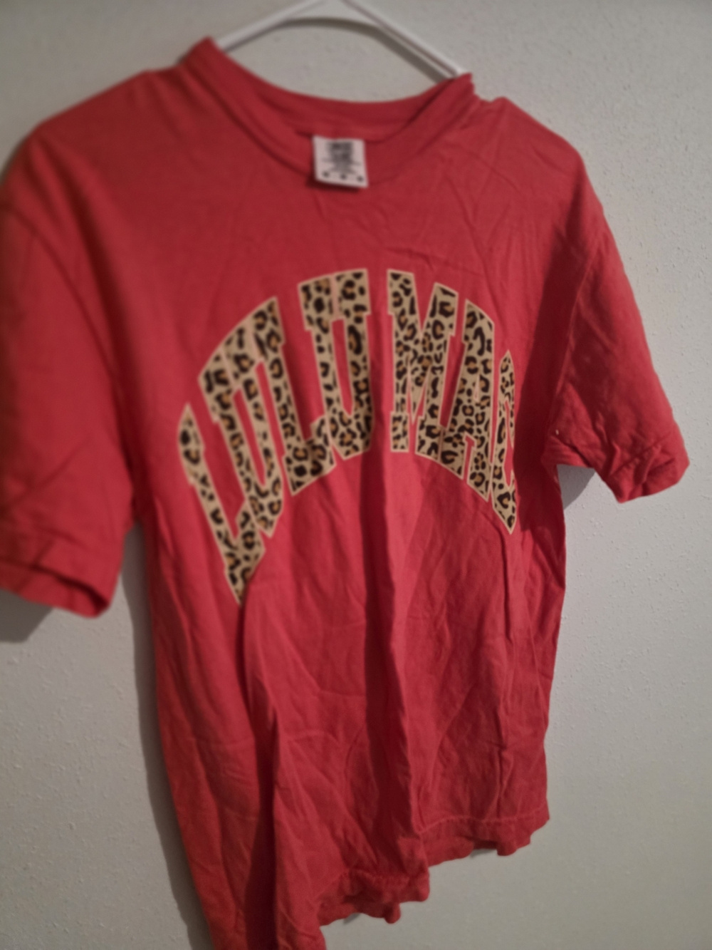 Lulu Mac Comfort Colors Tee with Leopard